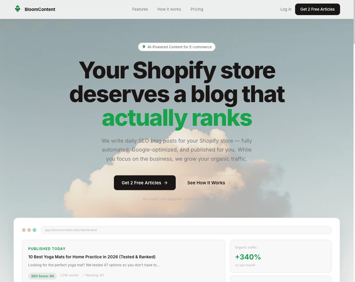 BloomContent screenshot